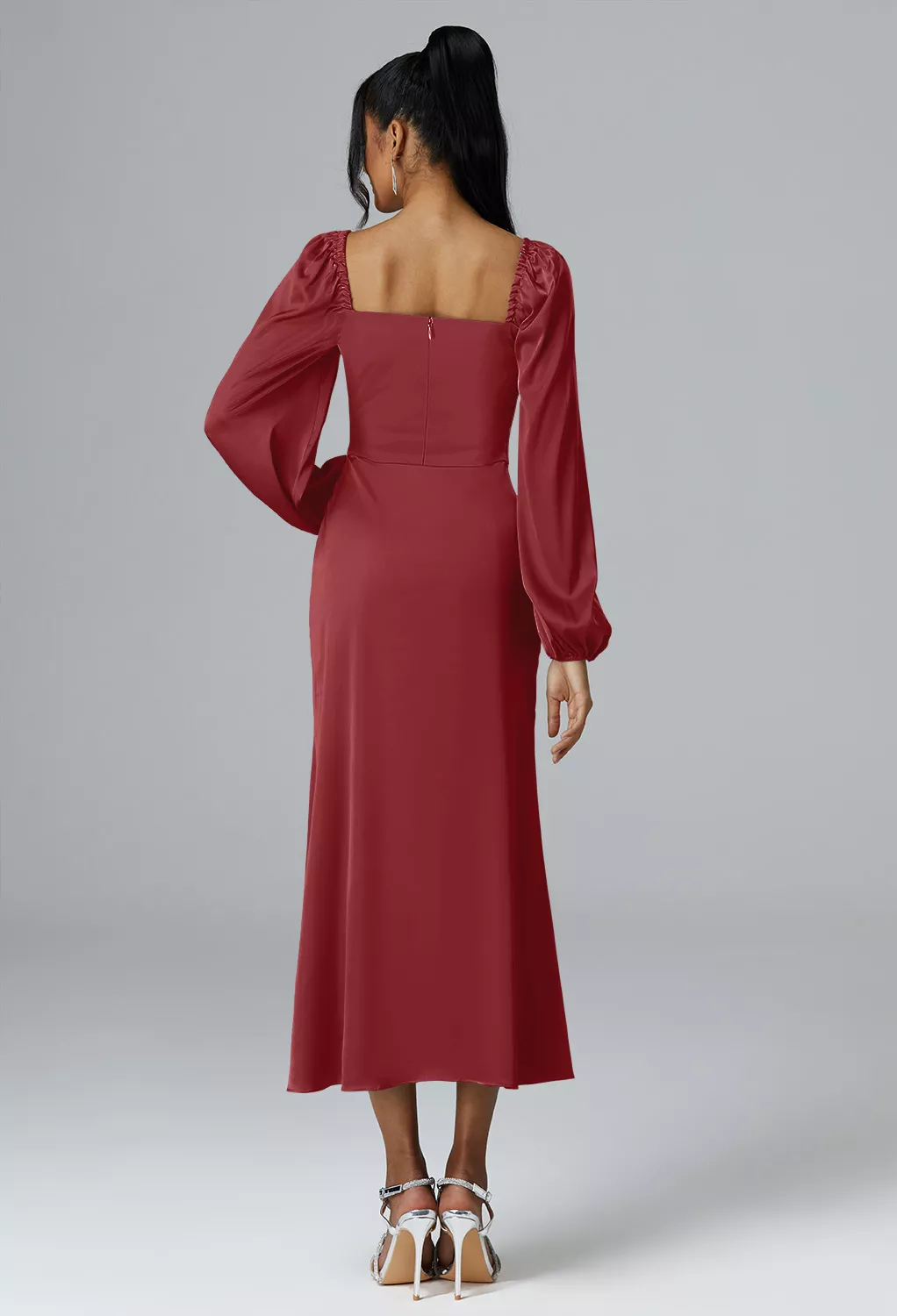 AW Tabitha Burgundy  Dresses
